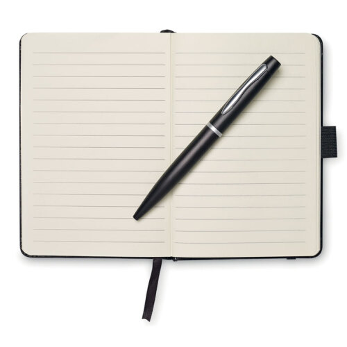Notatnik formatu A6 z długopis czarny MO8109-03 (4)
