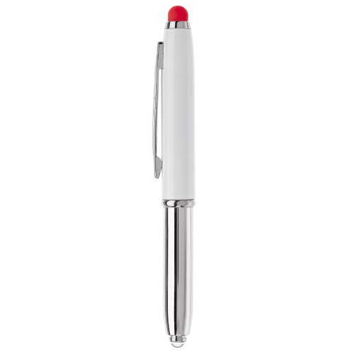 Długopis Stylus Shine+rysik Biały / czerwony LT87794-N0121 (1)