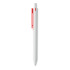 Długopis z przyciskiem z ABS czerwony MO6991-05 (1) thumbnail