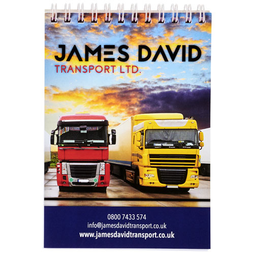 Notatnik Desk-Mate® w formacie A6 z przedziałką Biały 21252003 (1)