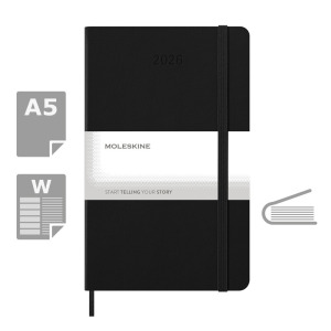 Kalendarz MOLESKINE Czarny