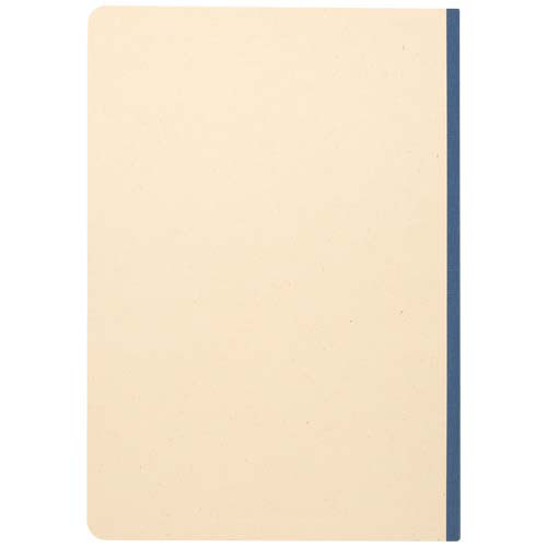 Liliana notatnik A5 z trzciny cukrowej z miękką okładką z RPET Błękit oceanu 10612552 (3)