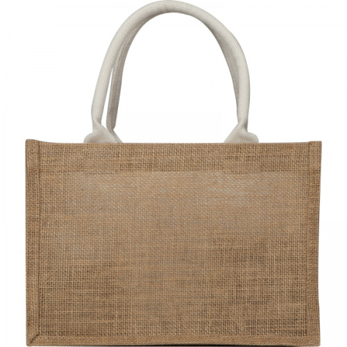 Torba z juty do kolorowania z kredkami 6 kolorów ELISA Beżowy 6396513 (4)