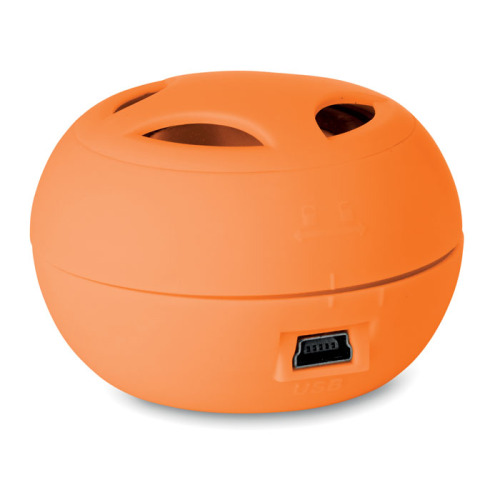 Mini głośnik z kablem pomarańczowy MO8729-10 