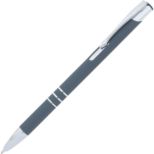 Długopis metalowy soft touch NEW JERSEY Ciemnoszary 055577 