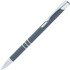 Długopis metalowy soft touch NEW JERSEY Ciemnoszary 055577  thumbnail