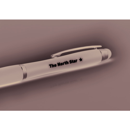 Długopis z lampką Czarny MO9142-03 (3)