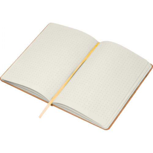 Notatnik A5 w kropki z papieru z recyklingu AGNESE Brązowy 2179901 (3)