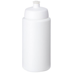 Bidon Baseline® Plus o pojemności 500 ml ze sportowym wieczkiem i uchwytem Biały