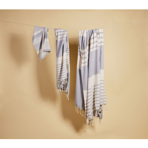 Ręcznik kuchenny ELLA HAMAM 50X70cm, 2-pack, szary