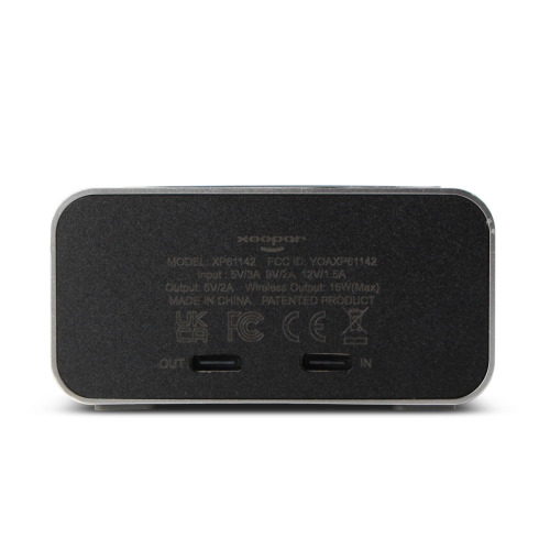 Bezprzewodowa ładowarka Xoopar Reddi Charge PD z zegarem Jasnoszary LT41315-N0062 (8)