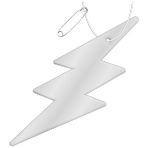 RFX™ reflective odblaskowa zawieszka z TPU, błyskawica