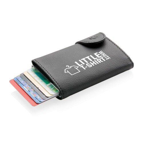 Etui na karty kredytowe i portfel C-Secure, ochrona RFID czarny, srebrny P850.511 (8)