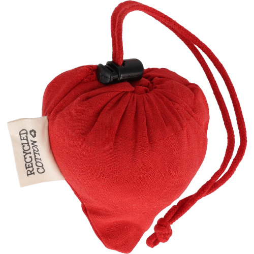 Torba bawełniana z recyklingu 118 g/m2 MODENA Czerwony 526205 (4)