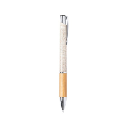 Długopis z bambusa i słomy pszenicznej neutralny V9357-00 (2)