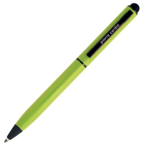 Długopis metalowy touch pen, soft touch CELEBRATION Pierre Cardin Jasnozielony