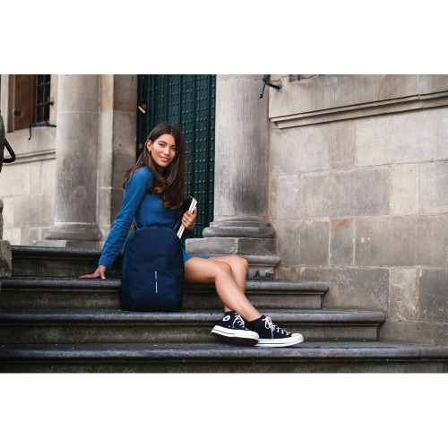 Bobby Soft plecak chroniący przed kieszonkowcami Niebieski P705.795 (17)