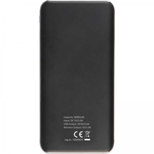Power bank 8000 mAh indukcyjny SEBASTIANO Czarny 3082303 (8)
