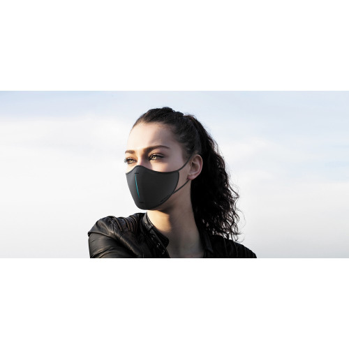 Maseczka wielokrotnego użytku z 5 filtrami Czarny, niebieski P265.871 (5)