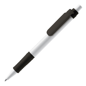 Długopis Vegetal Pen jednolity  Biały / czarny