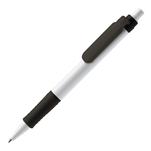 Długopis Vegetal Pen jednolity  Biały / czarny LT87541-N0102 