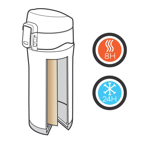 Kubek termiczny 300 ml Swiss Peak Elite Czarny P433.371 (6)