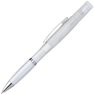Długopis obrotowy z rozpylaczem CHARLEROI biały