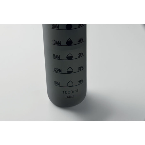 Sportowa butelka RPET 1L Czarny MO2672-03 (7)