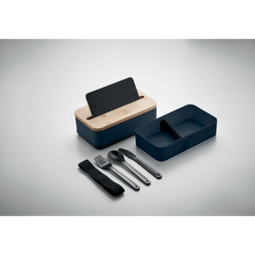 Lunch box z PP z recyklingu Francuski Granat MO2088-85 (1)