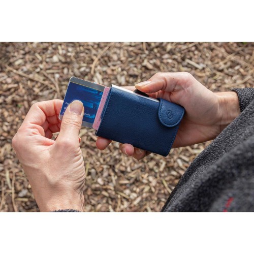 Etui na karty kredytowe i portfel C-Secure, ochrona RFID niebieski P850.515 (12)
