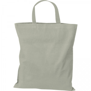 Torba bawełniana z krótkim uchem 140 g/m2 MARSHALL Szary