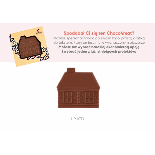 Czekoladowy Kształt Choco4Mat Domek Z Piernika Wielokolorowy S0314/DOMEKZPIERNIKA/XM (8)