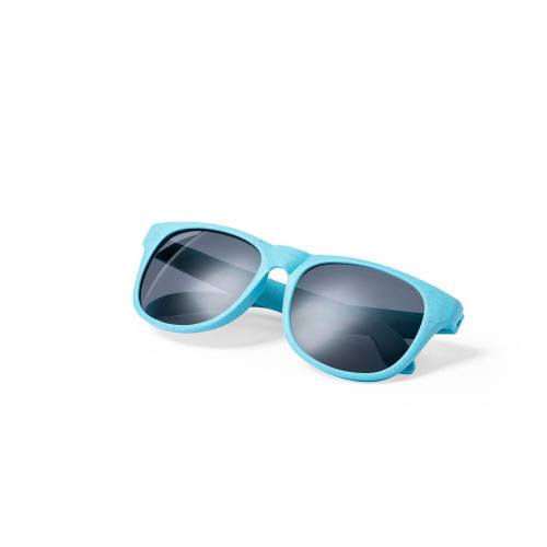 Okulary przeciwsłoneczne ze słomy pszenicznej niebieski V8344-11 (2)