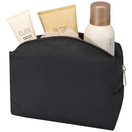 Muse kosmetyczka z certyfikatem GRS z tworzywa RPET  Czarny 12077190 (3)