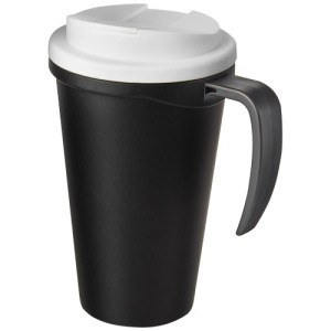 Americano® Grande 350 ml mug with spill-proof lid Czarny
