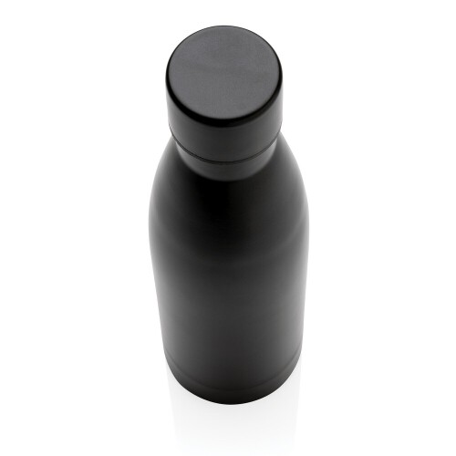 Próżniowa butelka sportowa 500 ml, stal nierdzewna z recyklingu black P433.271 (2)