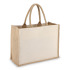 Jutowo-bawełniana torba na ramię OEKO-TEX® 42,5 x 19 x 32 cm 320 g/m² Beżowy LT95372-N0055  thumbnail
