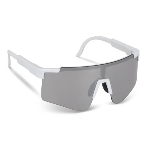 Sportowe okulary przeciwsłoneczne Tom R-PC z lustrzanymi soczewkami UV400 Biały LT86730-N0001 