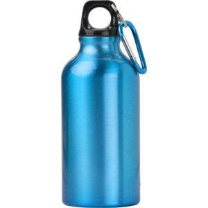 Bidon, butelka sportowa 400 ml z karabińczykiem błękitny