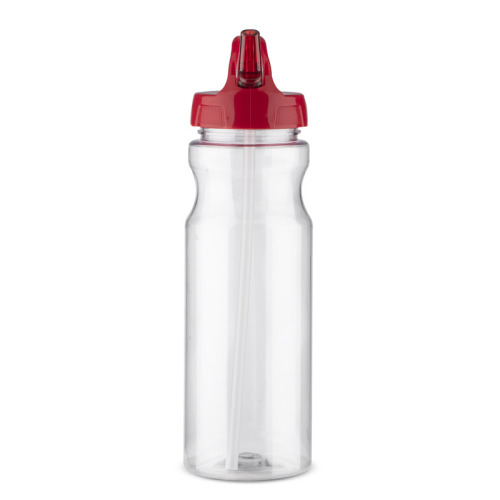 Bidon ze słomką TRANCE 700 ml Czerwony 16216-04 (2)