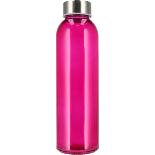 Butelka szklana INDIANAPOLIS 500 ml Różowy 139411 