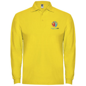 Estrella koszulka męska polo z długim rękawem