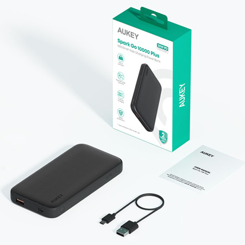 Power bank 10000 mAh Aukey Czarny VAM13-03 (16)