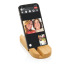 Bambusowy stojak na telefon, tablet Brązowy P301.379 (8) thumbnail