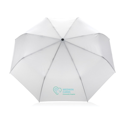 Parasol automatyczny 21" AWARE™ RPET Biały P850.603 (7)