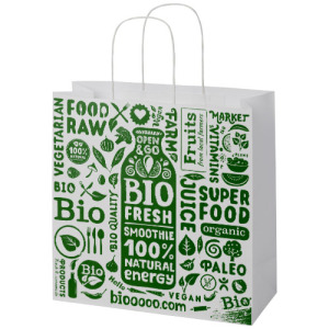 Torba z papieru Kraft ze skręconymi uchwytami – 31 x 12 x 31 cm