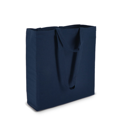 Torba bawełniana OEKO-TEX® 38 x 10 x 42 cm 140 g/m² Ciemnoniebieski LT95383-N0010 (2)