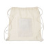 Bawełniany worek ze sznurkiem Beżowy MO9999-13  thumbnail