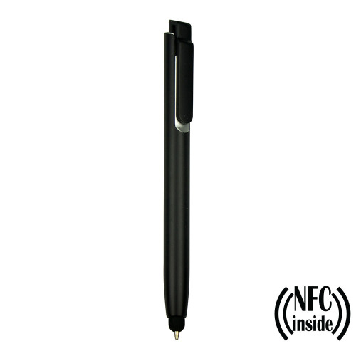 Długopis z chipem NFC, touch pen czarny V9343-03 (6)