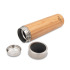 Bambusowy termos 500 ml, posiada sitko zatrzymujące fusy oraz dotykowy cyfrowy wyświetlacz temperatury napojów | Georgia Drewno V4871-17 (10) thumbnail